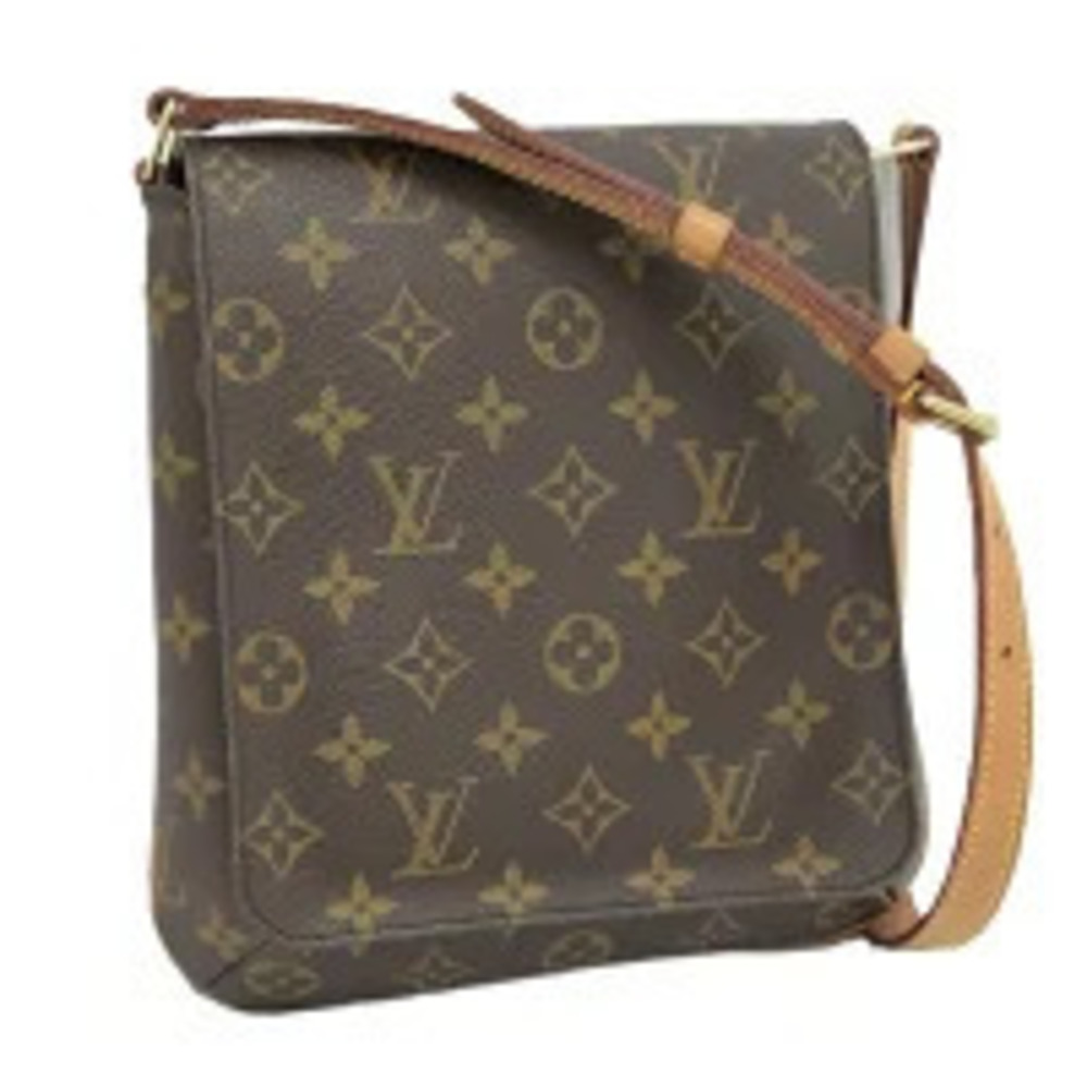 LOUIS VUITTON Shoulder Bag Musette Salsa Brown Monogram